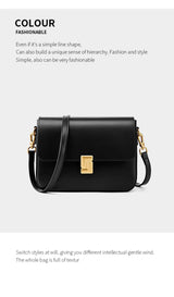 100% Genuine Leather Women's Shoulder Bag High Quality Luxury Designer Crossbody Bags Fashion Cowhide Female Handbags