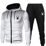 2025 popular two-piece men's sportswear jogging suit sportswear hooded sweatshirt zipper sweatshirt autumn and winter clothing
