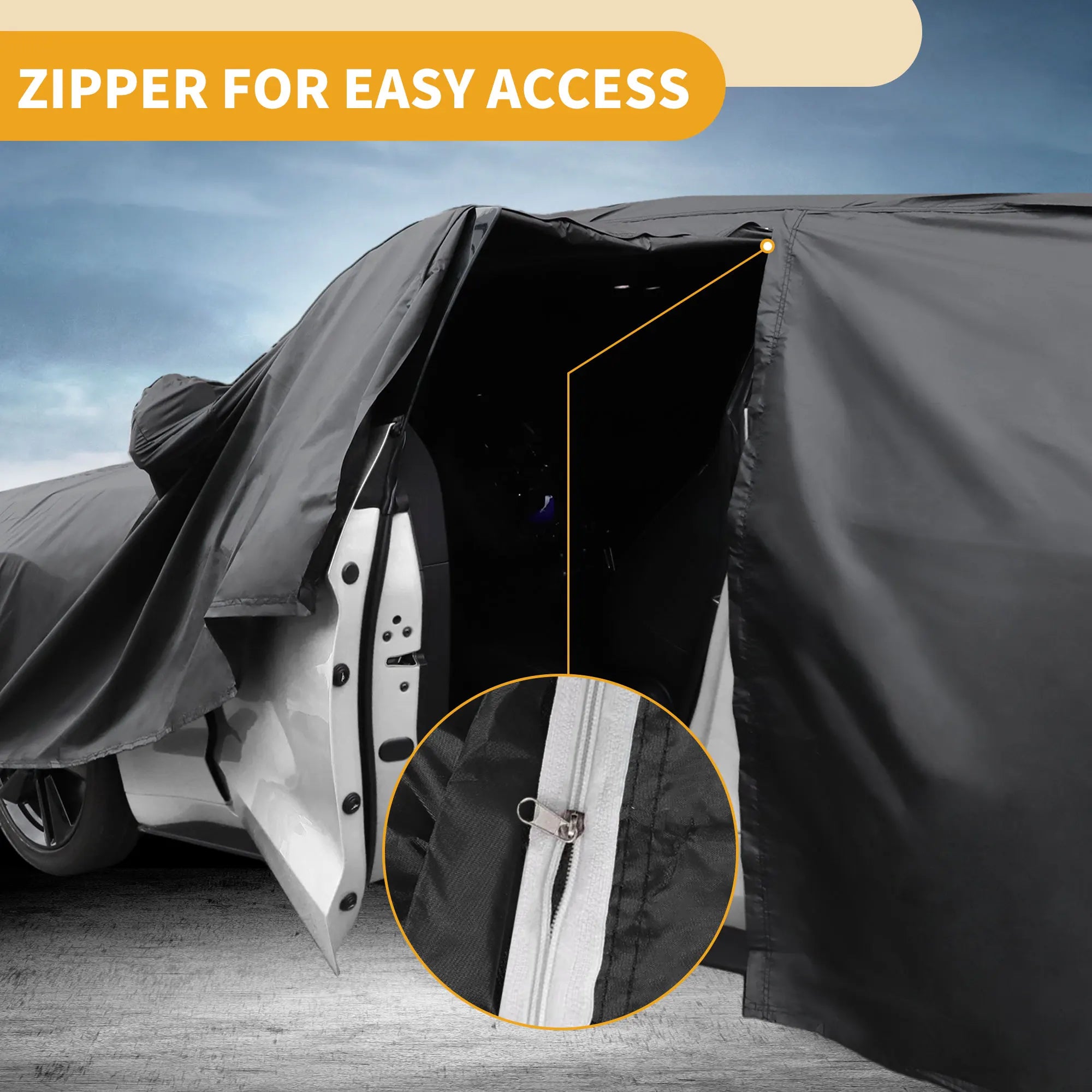 UXCELL Smart Fortwo Waterproof Full Car Cover | Reflective