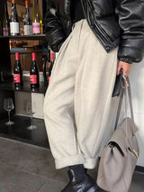 Women's High-Waist Ankle Pants with Pockets