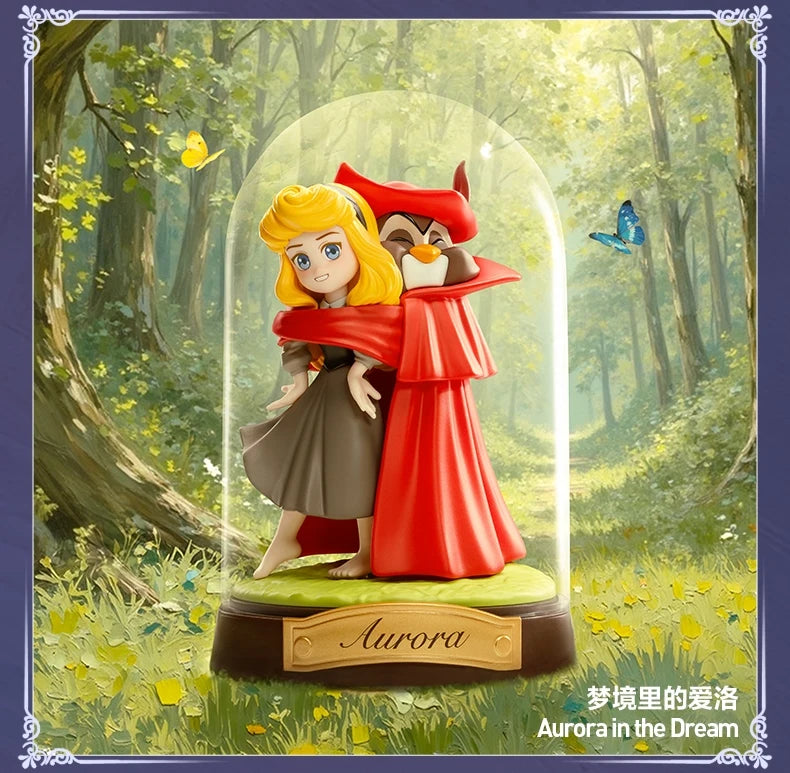 POP MART Disney PRINCESS Create Your World Series Blind Box Surprise Mystery Box Anime Action Figurines Home Decor Desktop Model