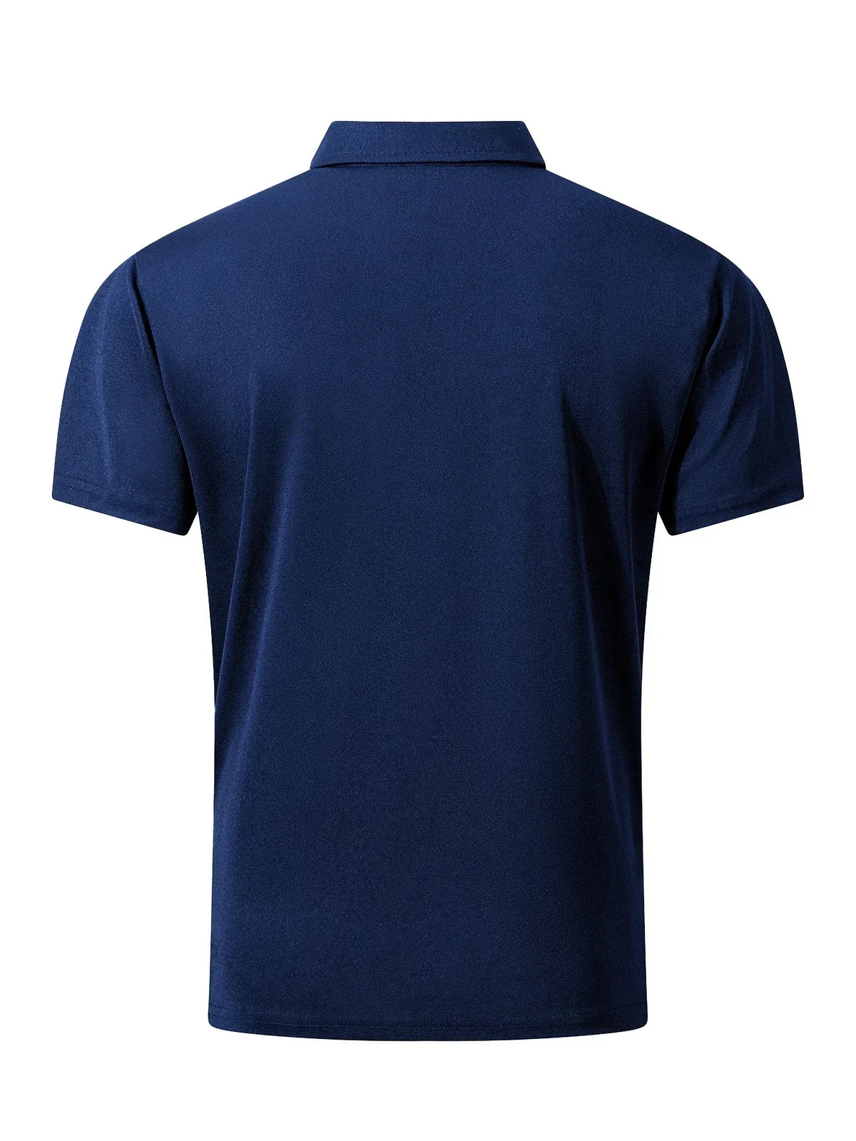 Men Classic Solid Polo Shirt Lapel Neck Short Sleeve Slim Fit Breathable Tee Smart Casual Office Daily Male Shirts