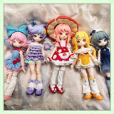 New Mushroom Bjd Blind Box 12-Figure Bjd Collectible Action Figures Trendy Cute Accessories Desktop Decorations Gift For Girl