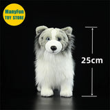 Border Collie High Fidelity Anime Cute Plushie Sheep Dog Plush Toys Lifelike Animals Simulation Stuffed Doll Kawai Toy Gifts