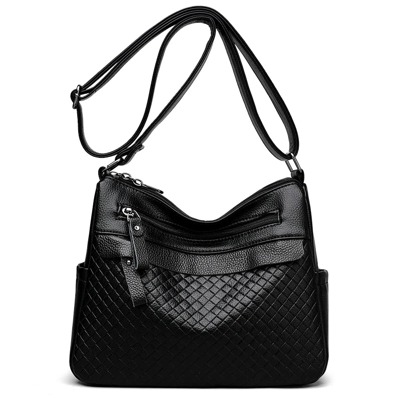 Fashion Women's Brand Trendy Shoulder Bag Leather Crossbody Bag High Quality Women Tote Bags 2024 Large Capacity Female Handbags