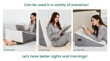 Wedge Pillow for Sleeping Acid Reflux After Surgery Triangle Elevated Pillow for Bedside Dormitory Office Air Layer Foam