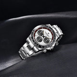 2026 PAGANI DESIGN New Men Quartz Wristwatch Fashion Ceramic Bezel Chronograph Stopwatch Waterproof 100m Stainless Watch for Men