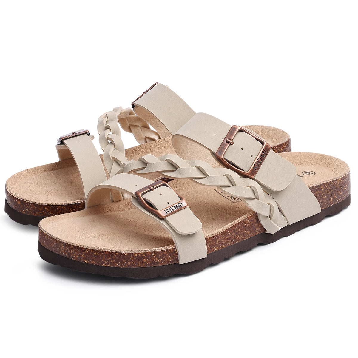 Women's Cork Footbed Sandals with Arch Support