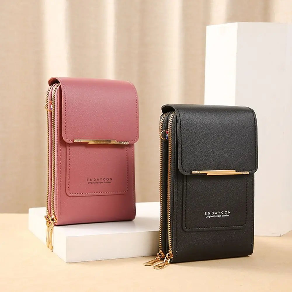 Smartphone Women RFID Handbag Crossbody Bags Touch Screen Phone Bag RFID Anti Theft Purse