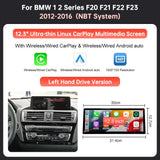 12.3'' BMW F20/F21/F22/F23 Linux CarPlay & Android Auto Screen