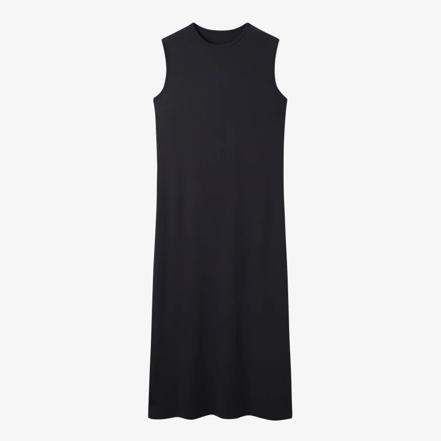 Ribbed Cardigan & Maxi Dress Set