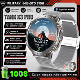 2026 Military Tank X3 Smart Watch | 1000mAh | AMOLED