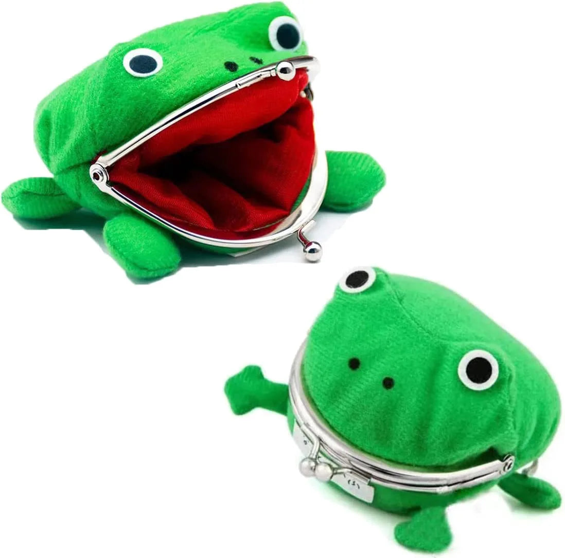 Ninja Frog Plush Coin Purse