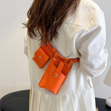 Designer Women Waist Bag 2024 summer Belt bag Phone Pack Trend Candy color Leather Shoulder Crossbody Chest Bags Lady Fanny Pack