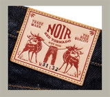 Red Tornado NOIR 21oz Selvedge Denim Straight Cut Jeans Indigo Rugged Style Men Pants