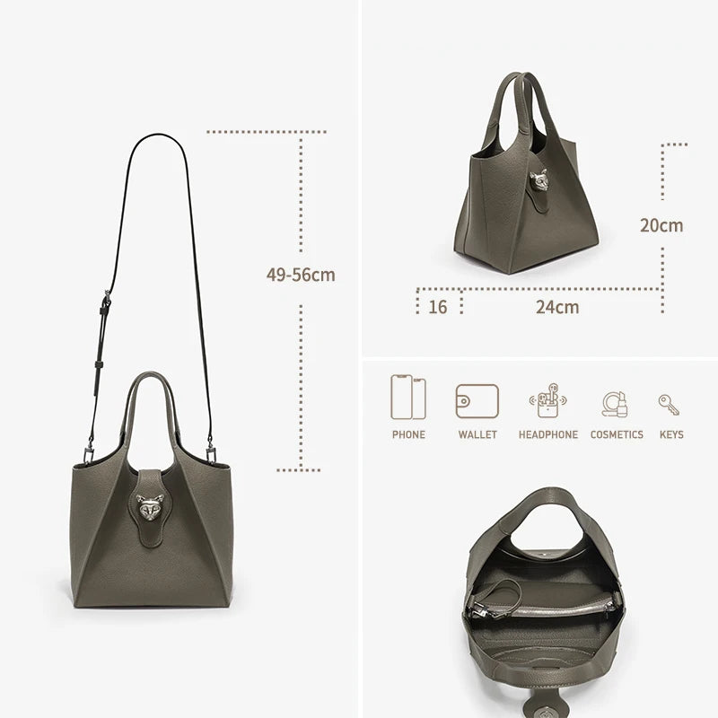 Bafelli Genuine Leather Tote Bag for Women | 2026