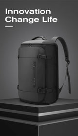 BANGE Multi New Men Backpack Sports Travel Business Large Capacity Dry and Wet Separation Outdoor Hiking with Shoe Compartments