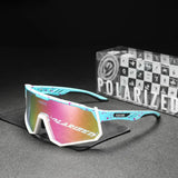 KDEAM High-End Sports Sunglasses Polarized Men's Cycling Glasses Dismountable TR90 Frame And Nose Pads Easy To Exchange