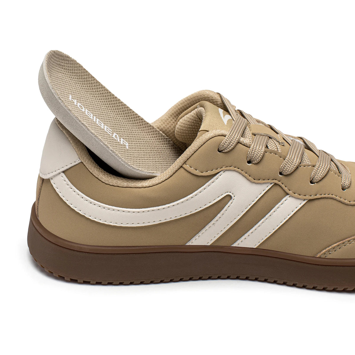 HOBIBEAR Wide Toe Lace-Up Sneakers