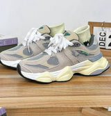 New 9060 retro durable sports shoes, height increasing, casual, breathable running shoes, men's and women's board shoes