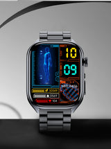 ECG+PPG Health Smartwatch – AI Body Analysis & BT Calling