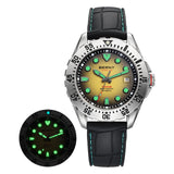 BERNY 20ATM Automatic Diver Watch for Men MIYOTA 8215 Top Accuracy 316L Steel Supper Luminous Sapphire AR Men's Diving Watches