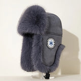 Faux Fur Winter Trapper Hat with Earflaps