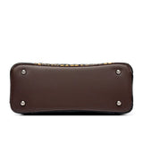New Vintage Embossed Handmade Handbag For Women Versatile PU Leather Shoulder Bag 3 Layers Large Capacity Crossbody Bags Female