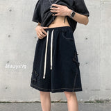Men’s Vintage Denim Streetwear Shorts