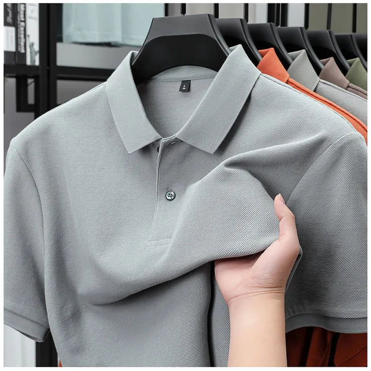 Men's Premium Cotton Polo Shirt – 19 Colors