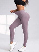 Women's High-Waist Stretch Leggings with Pockets