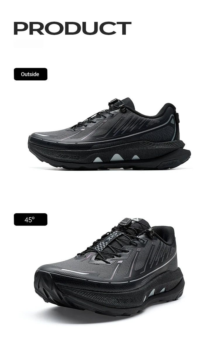 Xtep Kunlun 2.0 Hiking shoes for Men 2025 Spring Anti-slip Wrapping Rebound Cushioning Lightweight Outdoor Sneakers 975119170009
