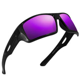 MAXJULI Polarized Sunglasses Wrap Around Sports Sunglasses for Big Wide Heads Men Women UV400 Sun Glasses 8232