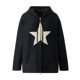 Men’s Y2K Star Print Relaxed Hoodie