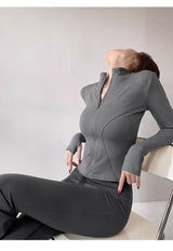 Quick-Dry Performance Yoga Jacket