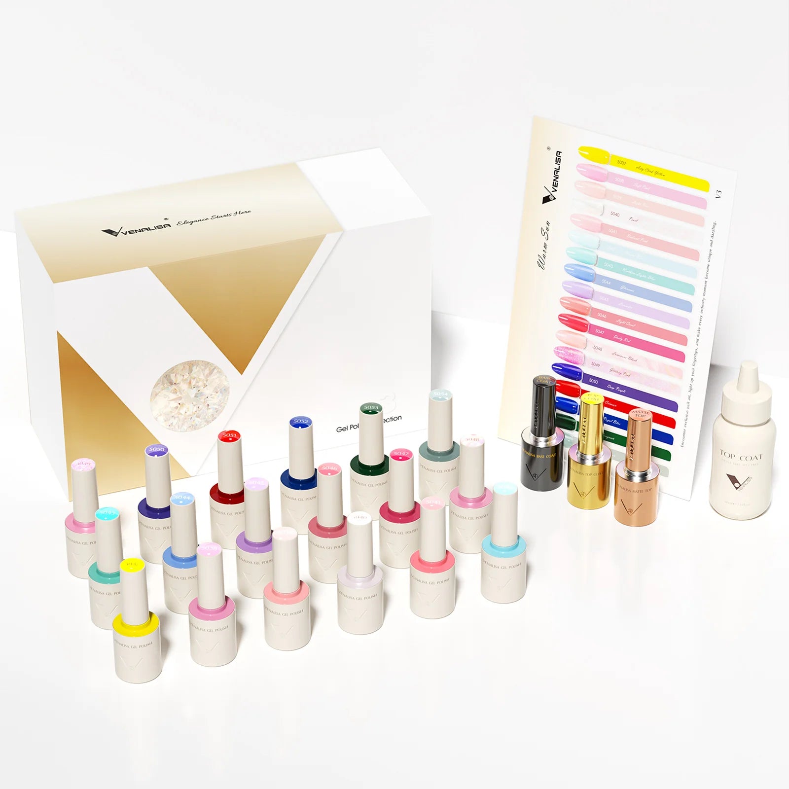 VENALISA 10ml Gel Polish Kit – HEMA & TPO Free