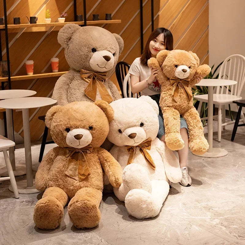 1pc High Quality Giant American Bear Plush Doll Soft Stuffed Animal Bear Plush Toys Girls Valentine Lover Birthday Gift