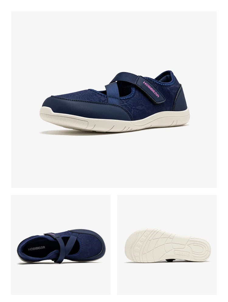 HOBIBEAR Wide-Toe Mary Jane Flats | Barefoot Ballet Shoes