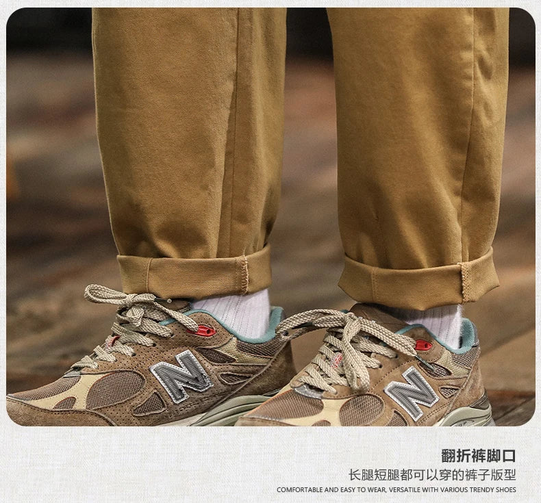 HIQOR Men's Relaxed Cargo Pants – Vintage Safari Style