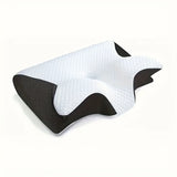 Ergonomic Neck Pillow for Side, Back, and Stomach Sleepers - Contoured Design, Soft Yet Firm Support, Shoulder Relaxation
