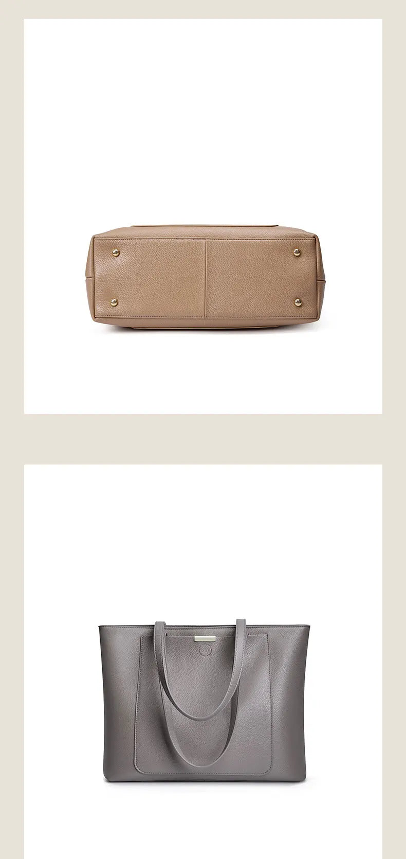 100% Genuine Leather Women's Bag Large Capacity Simple Fashion Cowhide Women Shoulder Bag Female Storage Handbag 2328