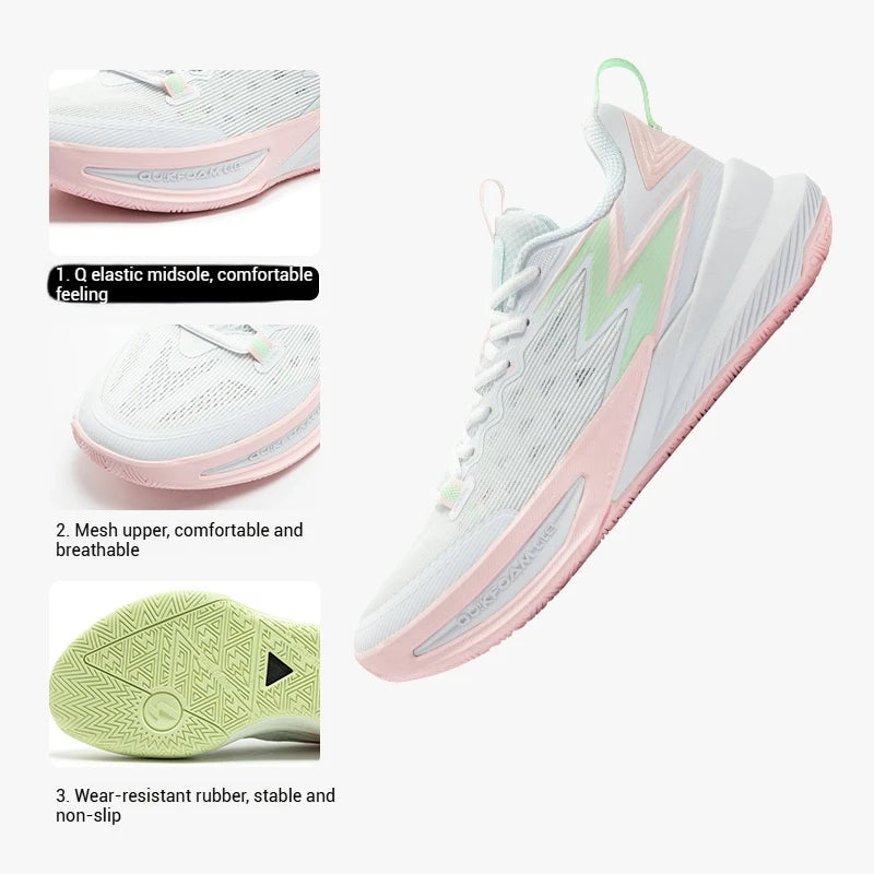 361 Degrees BIG3 Team 2.0 SE Men Basketball Shoe New Breathable Wear-resistant Stable Rebound Non-slip Male Sneakers 672511119