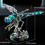 866PCS MOC Creative Dragonfly Mechanical Model Building Blocks Kit DIY Construction Toy STEM Learning for Kids Adults Set