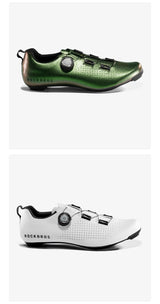 ROCKBROS Professional Cycling Shoes Knob Buckle Fastening Road Bike Self-Locking Shoes Bicycle SPD Cleats Shoes Cycling Footwear