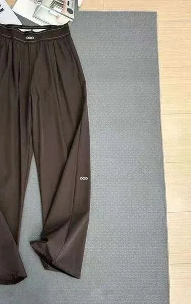 Women's High-Waist Wide-Leg Casual Pants