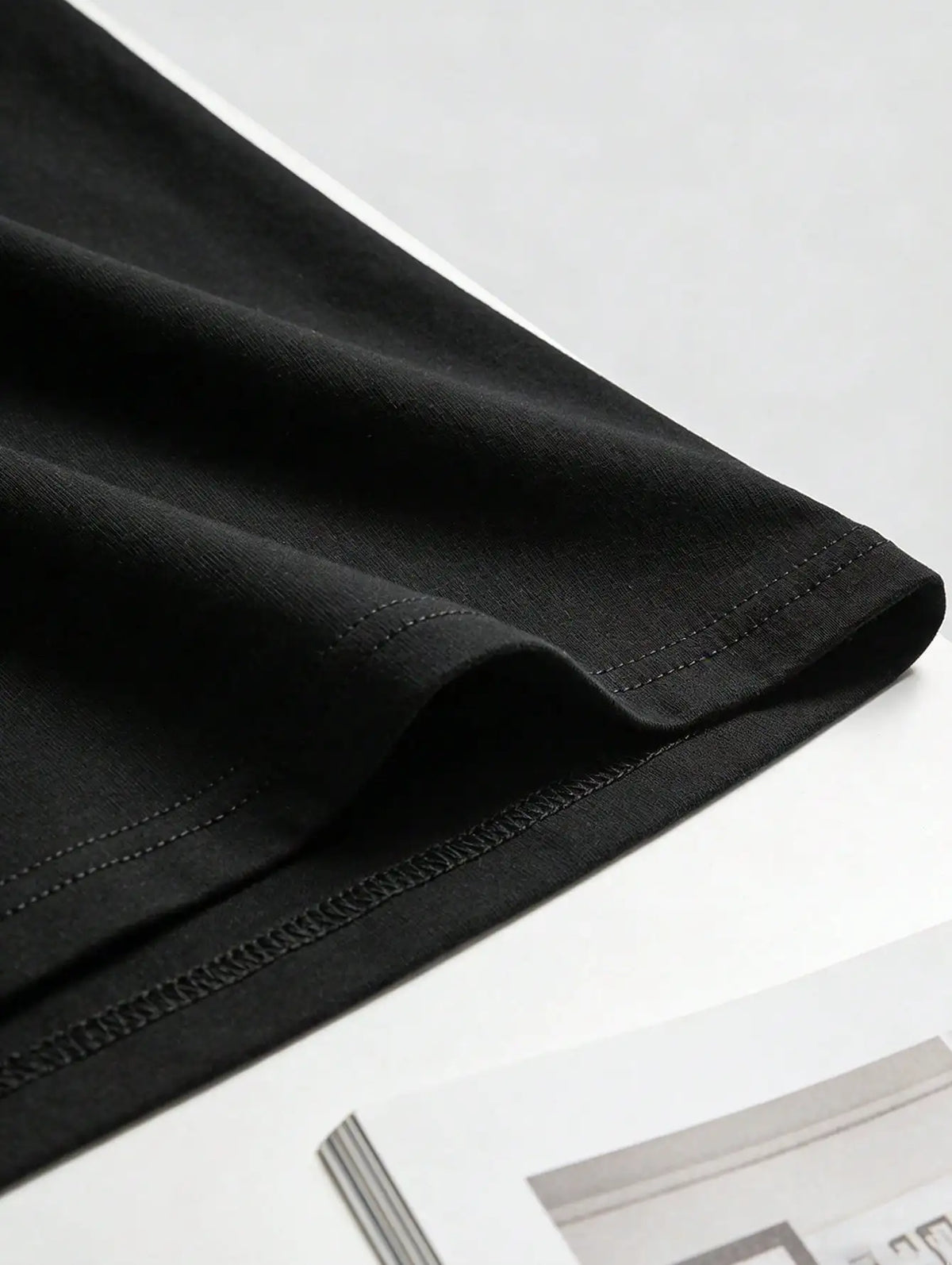 1pc Mens Clothes Cross Inscription Print Black TShirt, Unisex Casual Crew Neck Tshirt, Plus Size Men's Clothing 5XL, Lightweight 180gsm Knit Fabric,