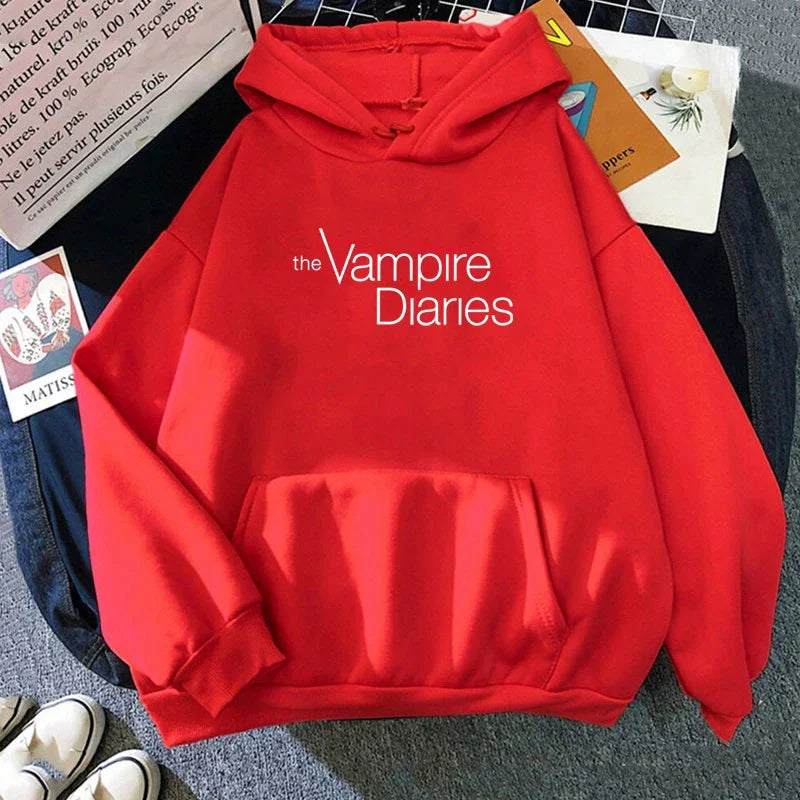 The Vampire Diaries Fleece Pullover Hoodie