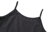 AW25 Pinstripe Collection – Knit & Slip Dress Set