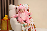 Plush Hooded Baby Winter Romper