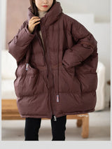 Women’s Oversized White Duck Down Puffer